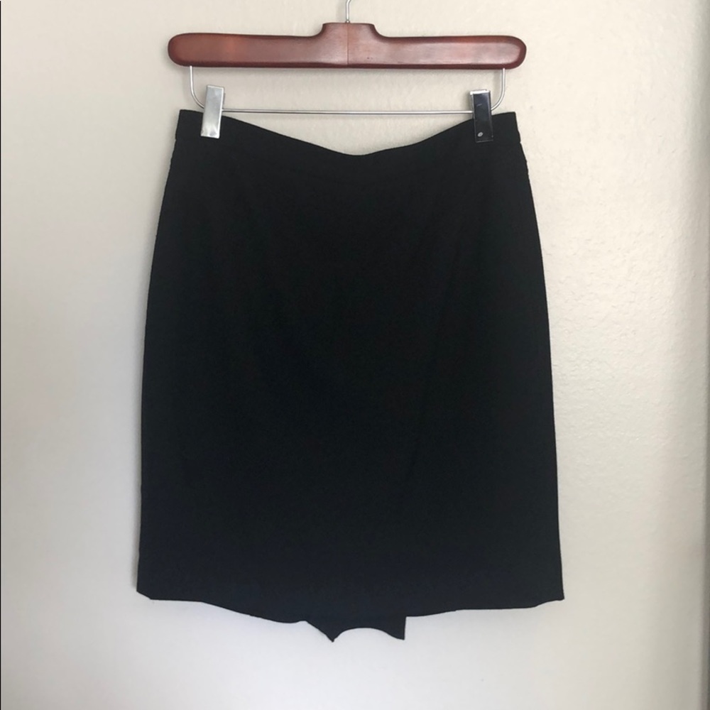 Loft 0p black pencil skirt